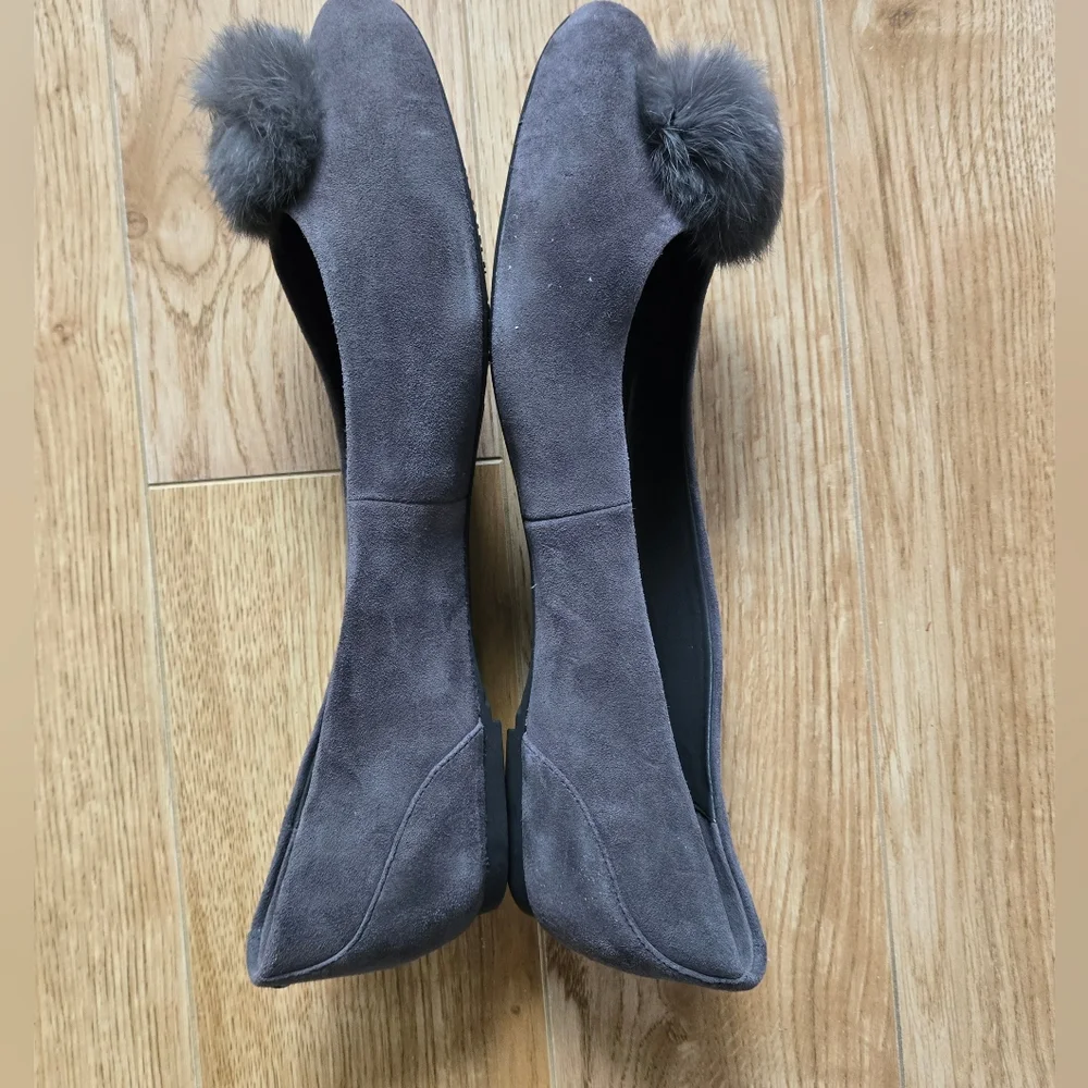 NEW🆕️ MICHAEL Michael Kors Charcoal "Remi Ballet" Shoe style 40F7REFP1S - Picture 3 of 8